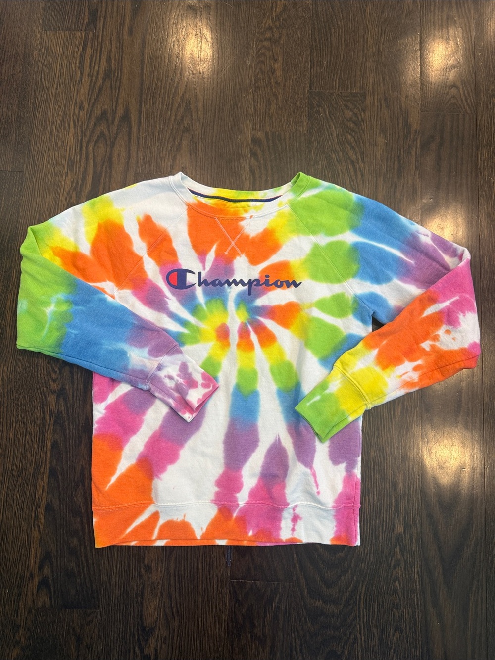 Champion Tiedye crew neck sweatshirt